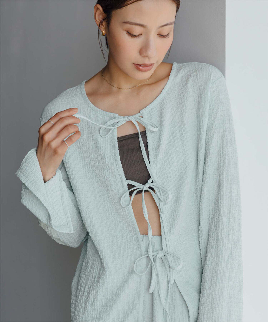 ur's「【黒川翼さんコラボアイテム】前後2wayトップス&times;スカートセットアップ/ラッシュガード」|シャツ・ブラウス|