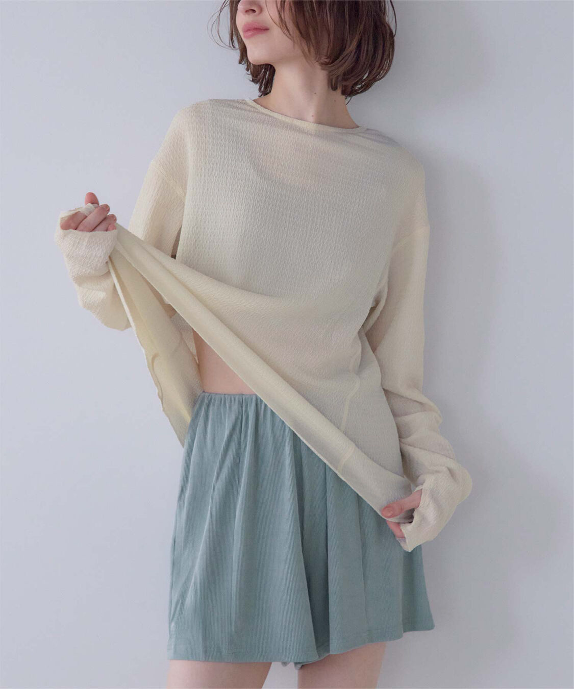 SEA DRESS「4点ｾｯﾄ/ﾍﾑﾗｲﾝﾗｯｼｭｶﾞｰﾄﾞ&times;ﾋﾞｷﾆ/水着」|ビキニ|