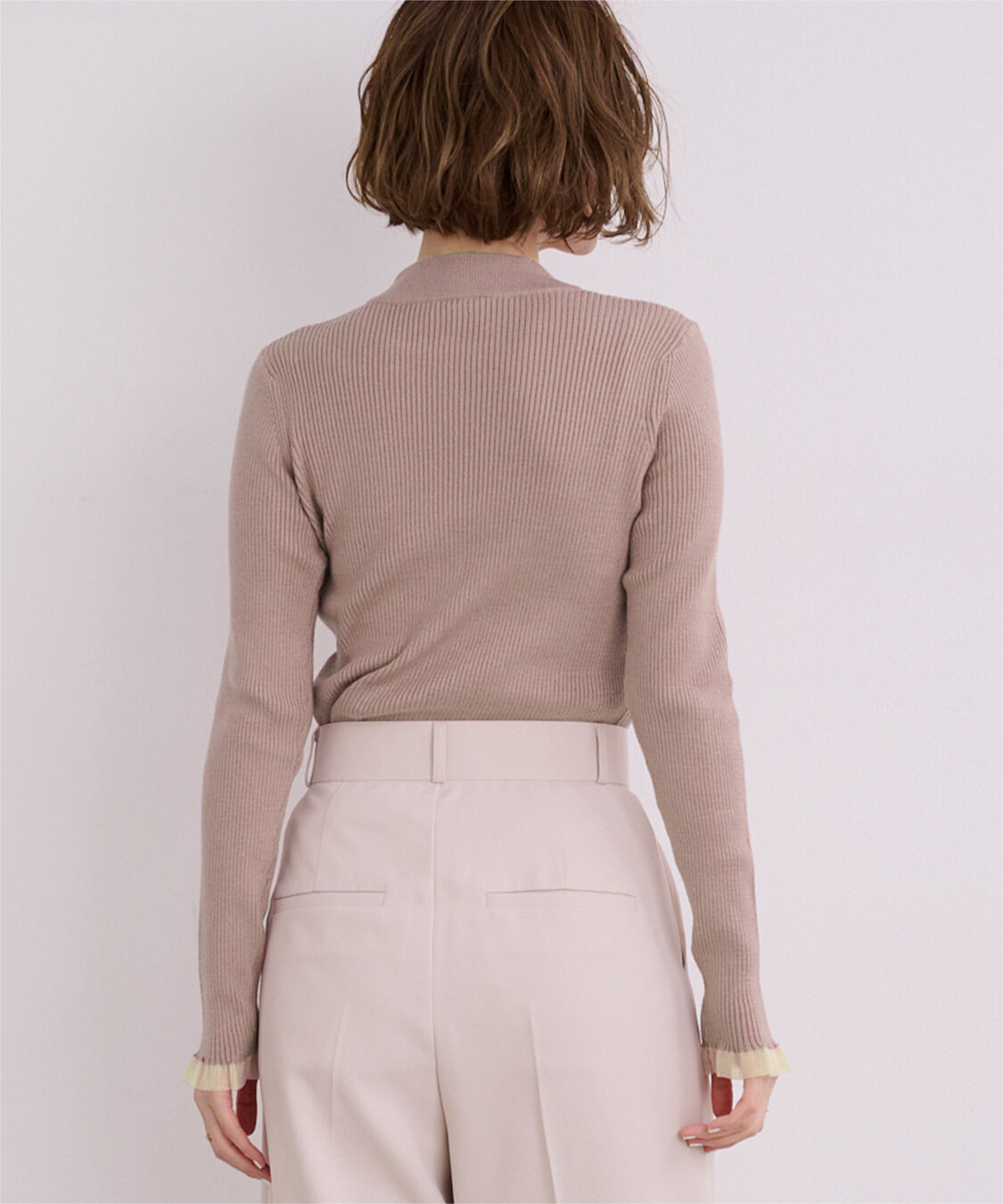 ur's「シアースリーブプチハイネックリブニット」|ニット・セーター|