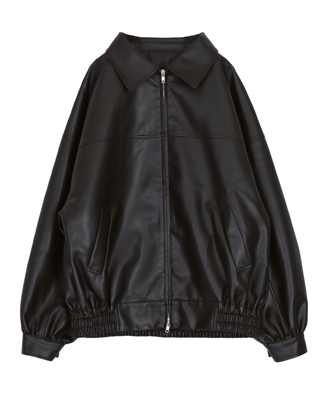 titivate「フェイクレザー/スエードオーバージャケット」|ライダースジャケット|