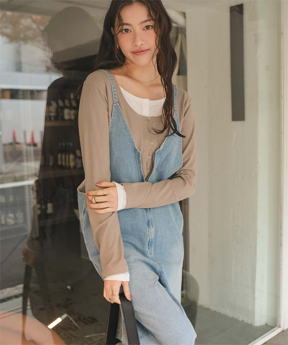 titivate「レイヤード風リブカットソートップス」|Tシャツ・カットソー|