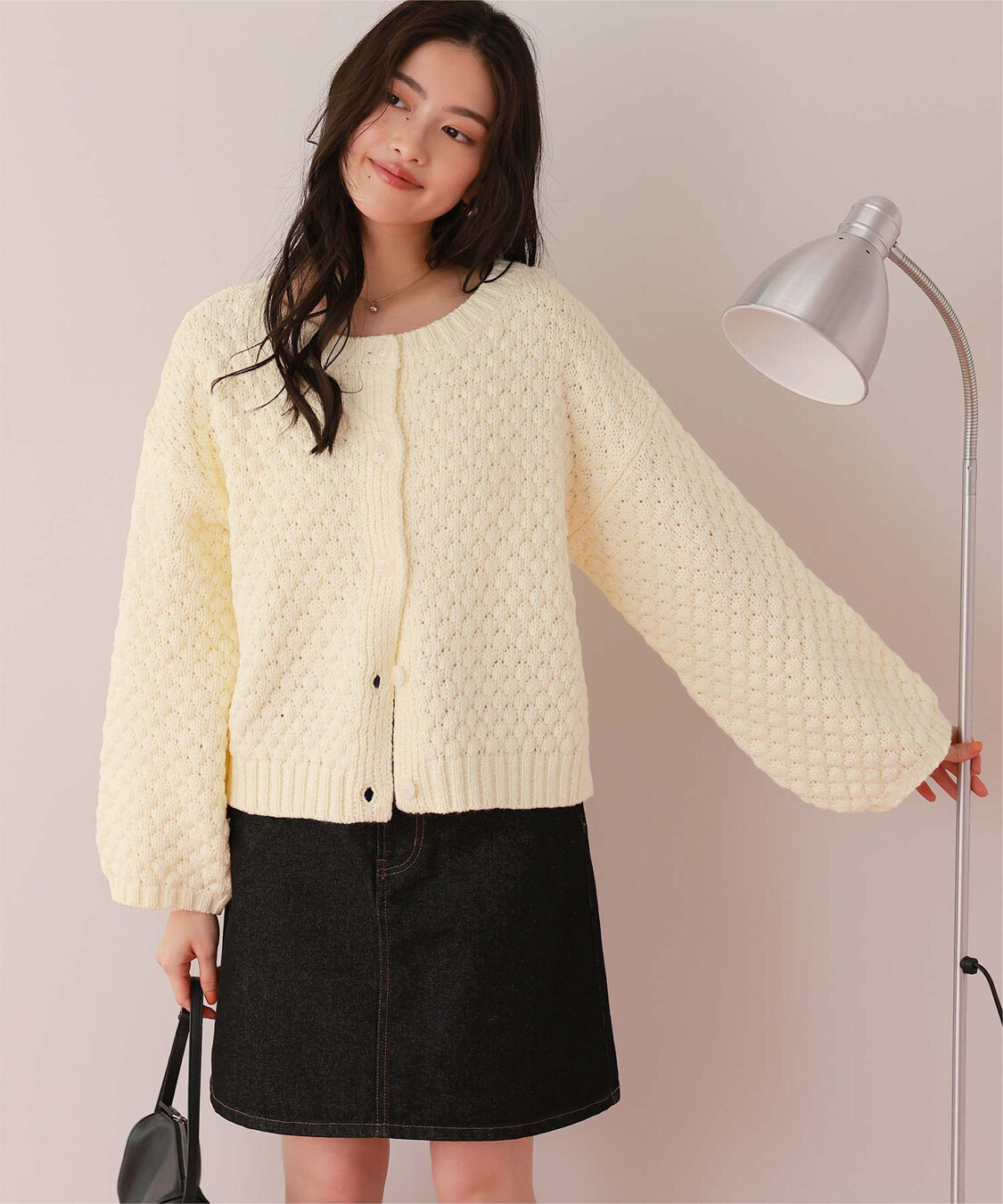 titivate「ポップコーンニットカーディガン」|カーディガン|
