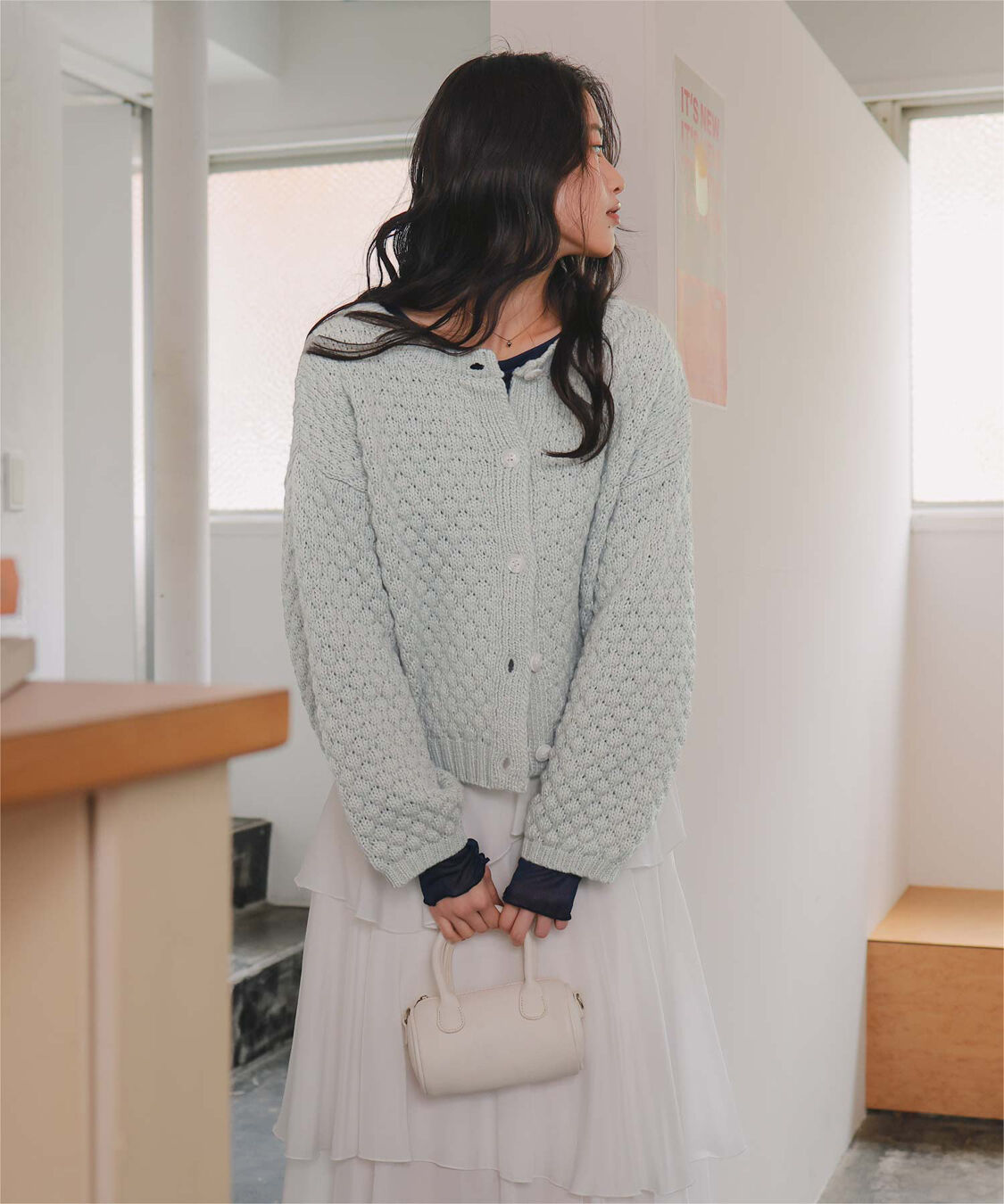 titivate「ポップコーンニットカーディガン」|カーディガン|