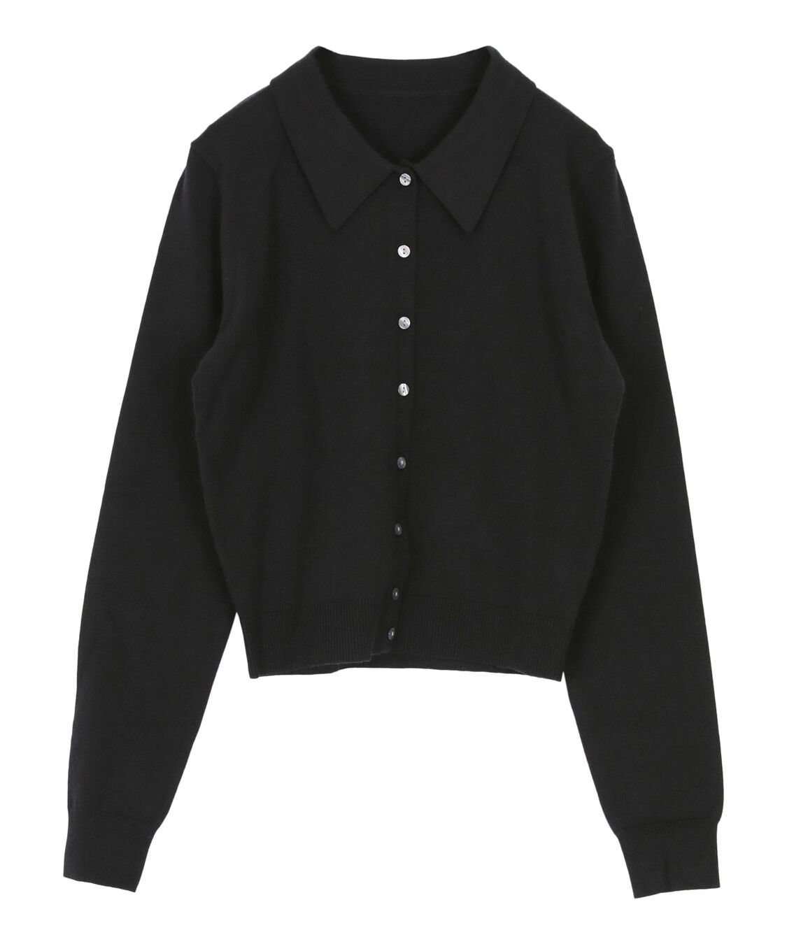 titivate「ポロ襟ニットカーディガン/トップス」|ニット・セーター|
