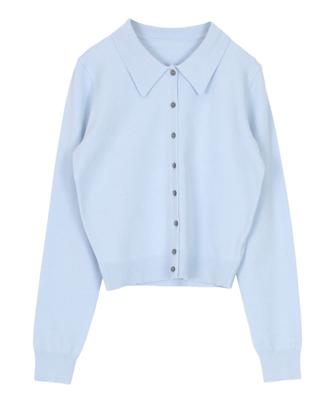 titivate「ポロ襟ニットカーディガン/トップス」|ニット・セーター|