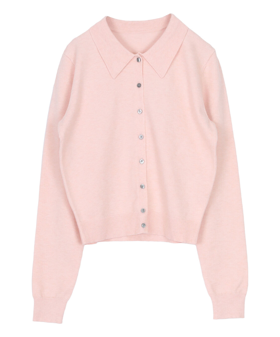 titivate「ポロ襟ニットカーディガン/トップス」|ニット・セーター|