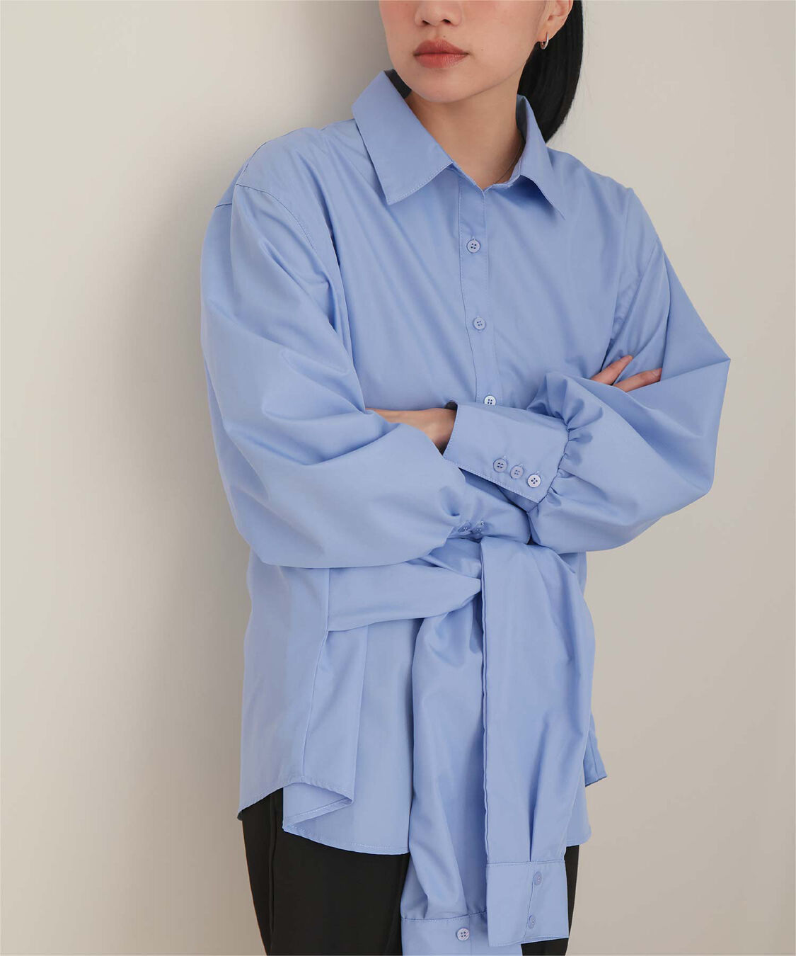 miette「ウエストレイヤードライクシャツ」|シャツ・ブラウス|