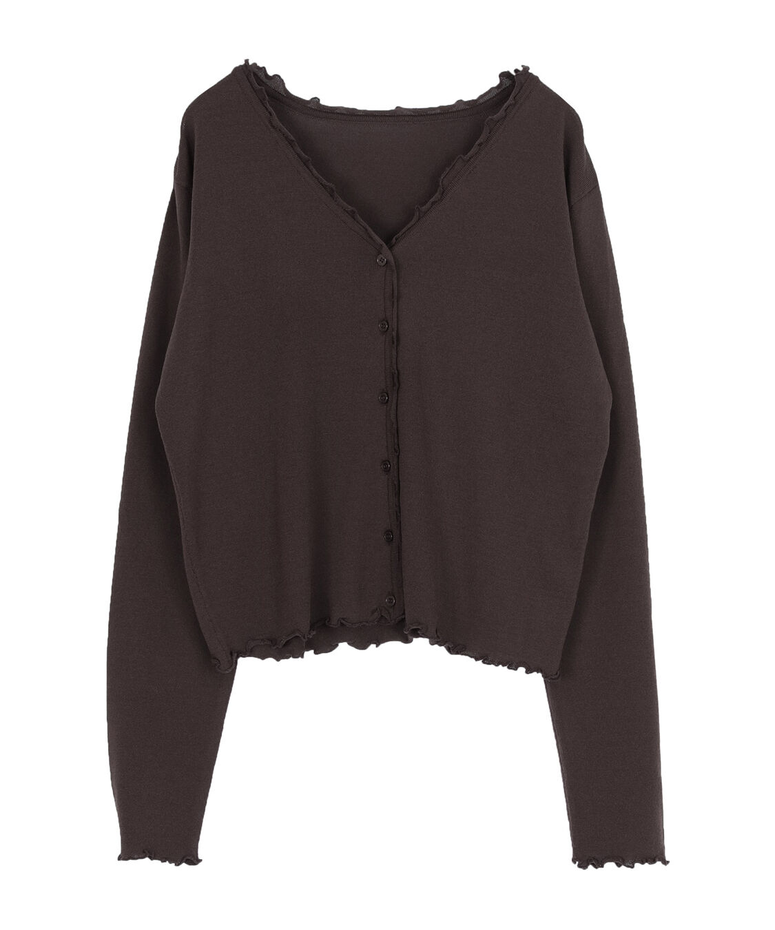 titivate「プチフリルニットカーディガン」|カーディガン|