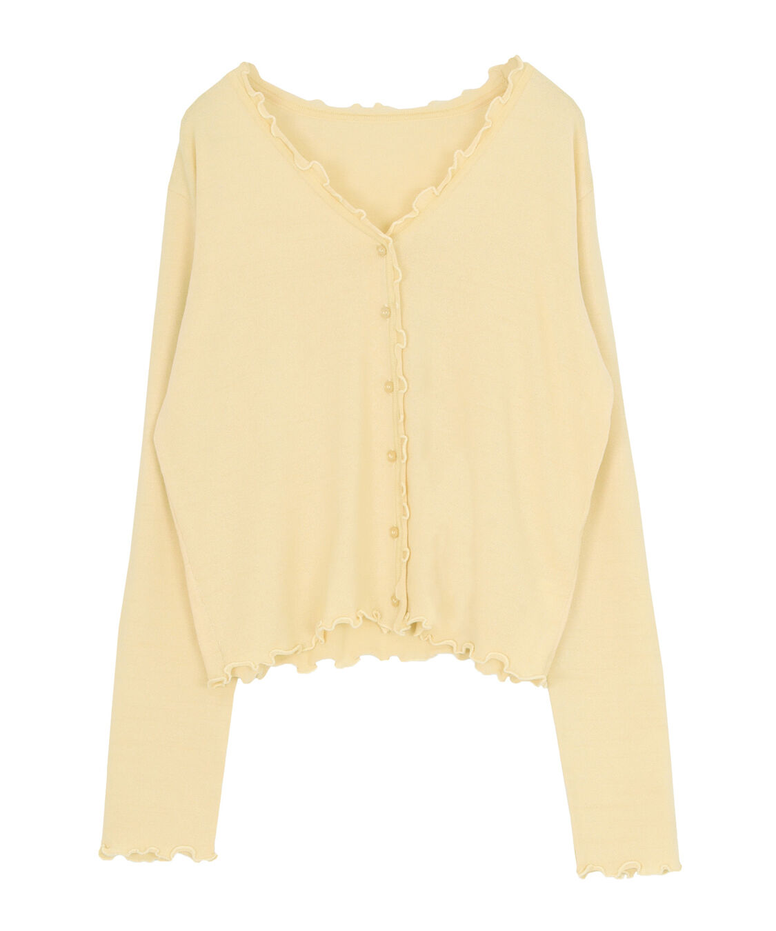 titivate「プチフリルニットカーディガン」|カーディガン|