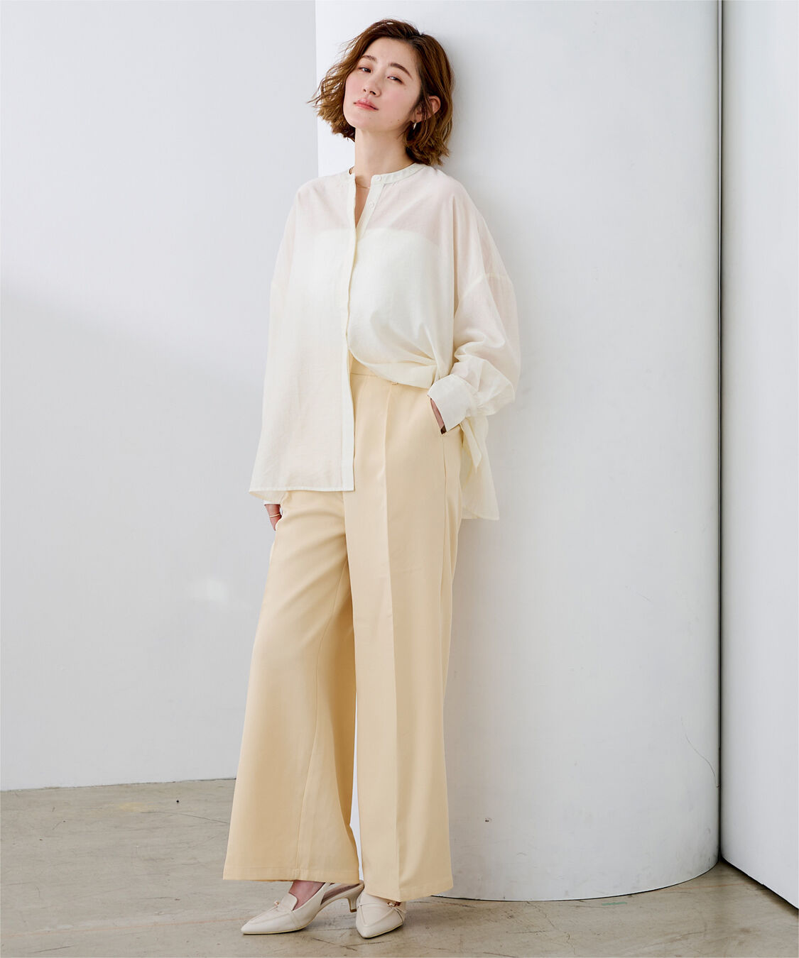 ur's「バックヨークシアーシャツ」|シャツ・ブラウス|