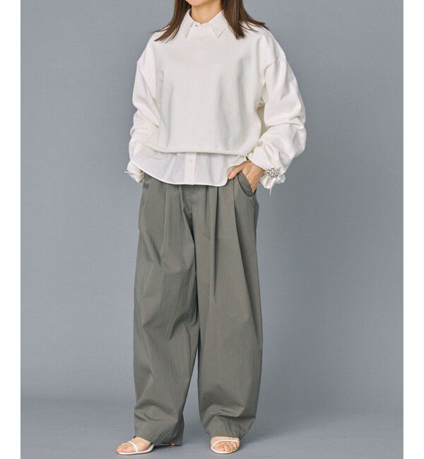 BABYLONE「コットンナイロンタックパンツ」|その他|