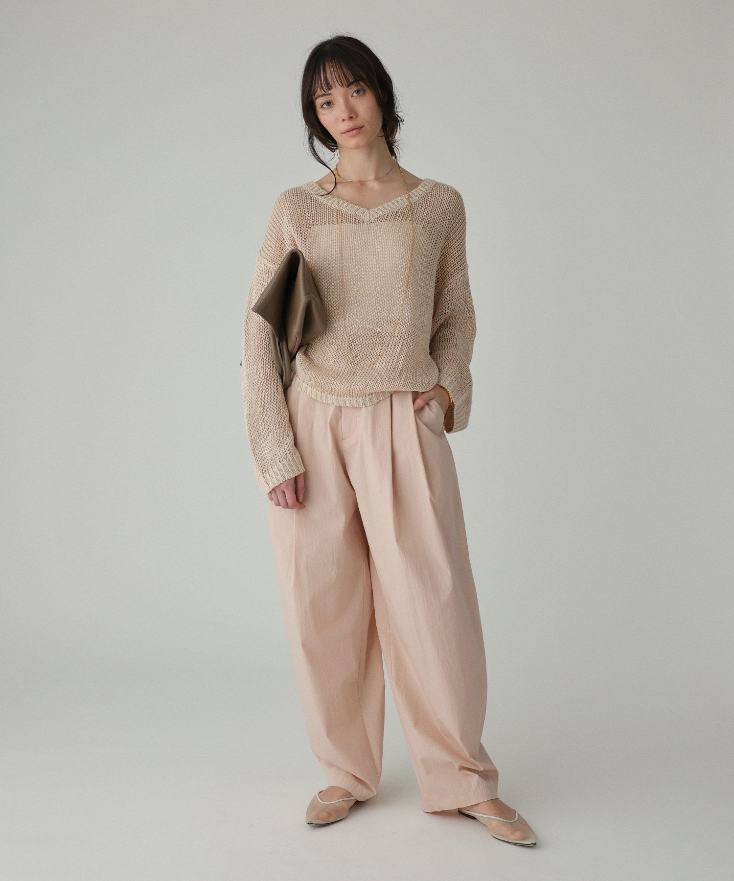 BABYLONE「コットンナイロンタックパンツ」|その他|