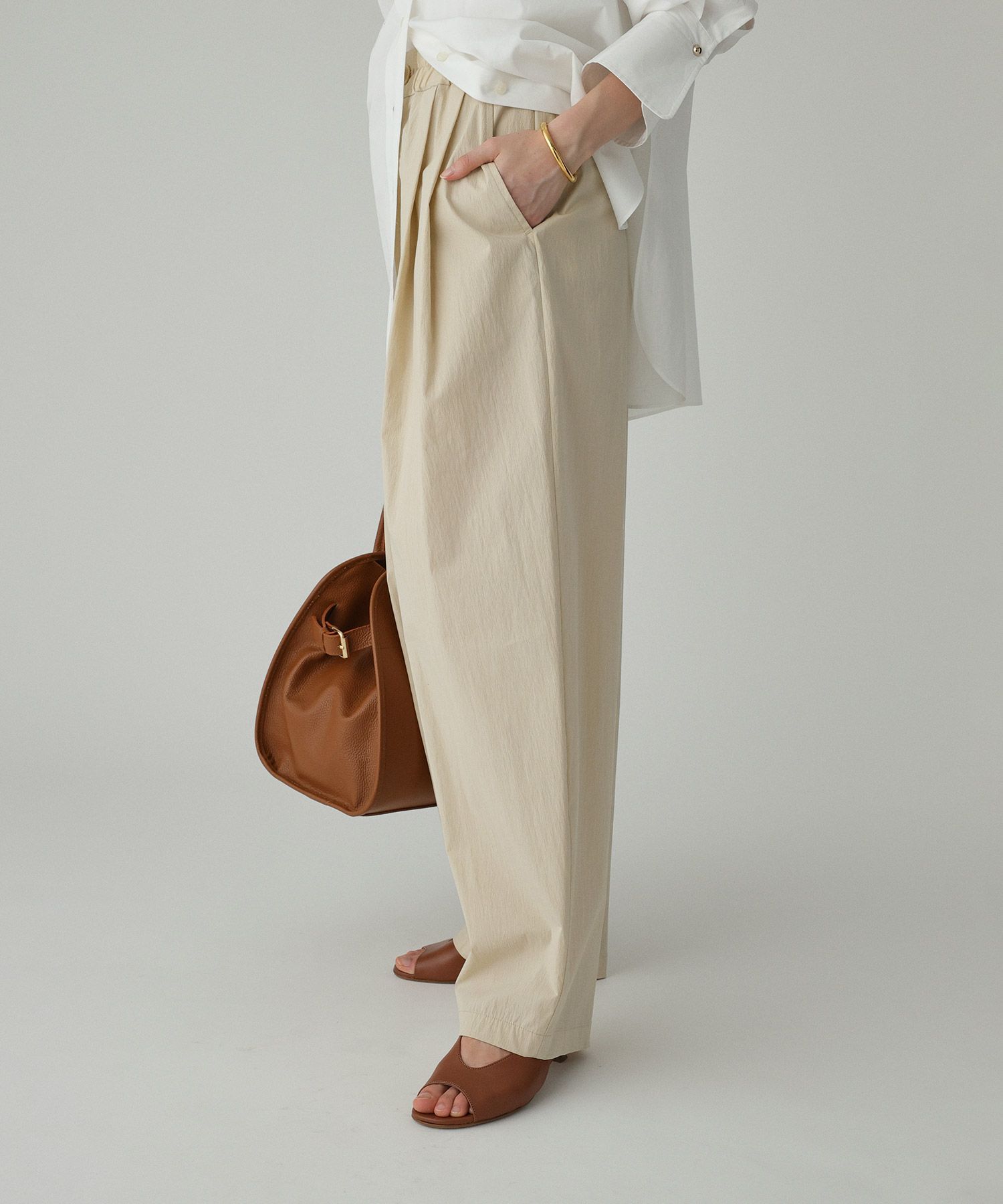 BABYLONE「コットンナイロンタックパンツ」|その他|