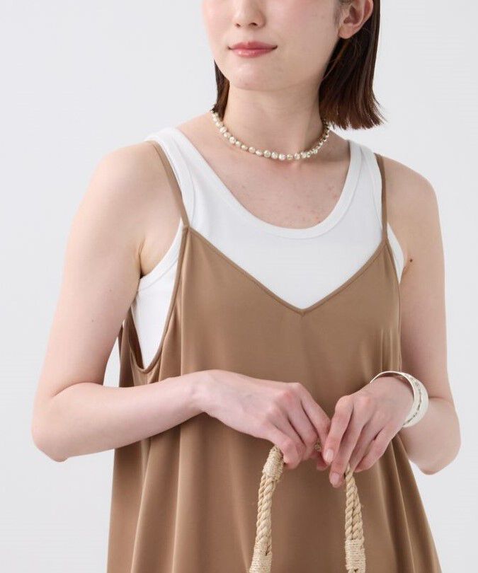 BABYLONE「2WAYフライスタンクトップ」|タンクトップ|