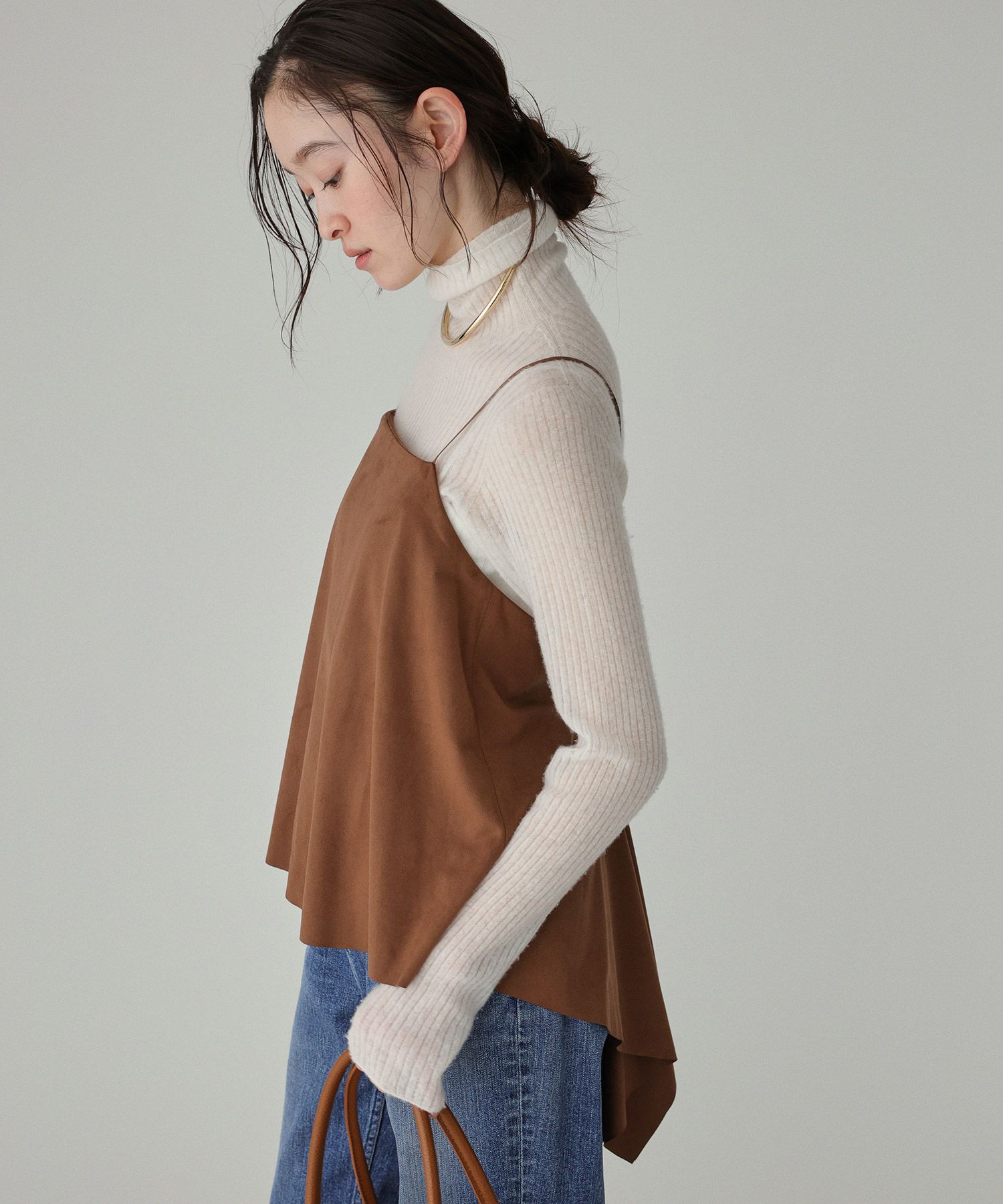 BABYLONE「スエードキャミ」|キャミソール|