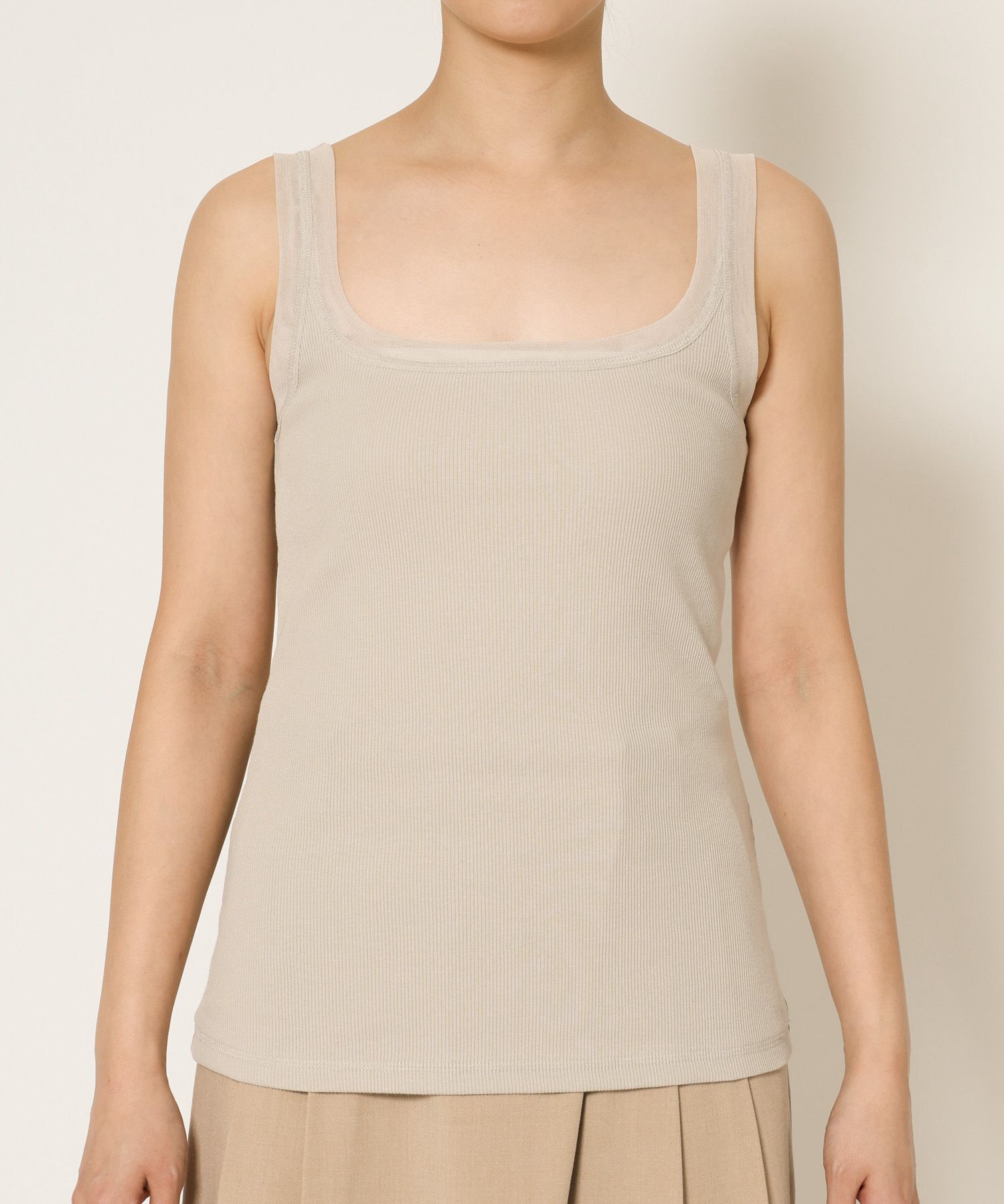 BABYLONE「チュールリブタンクトップ」|タンクトップ|