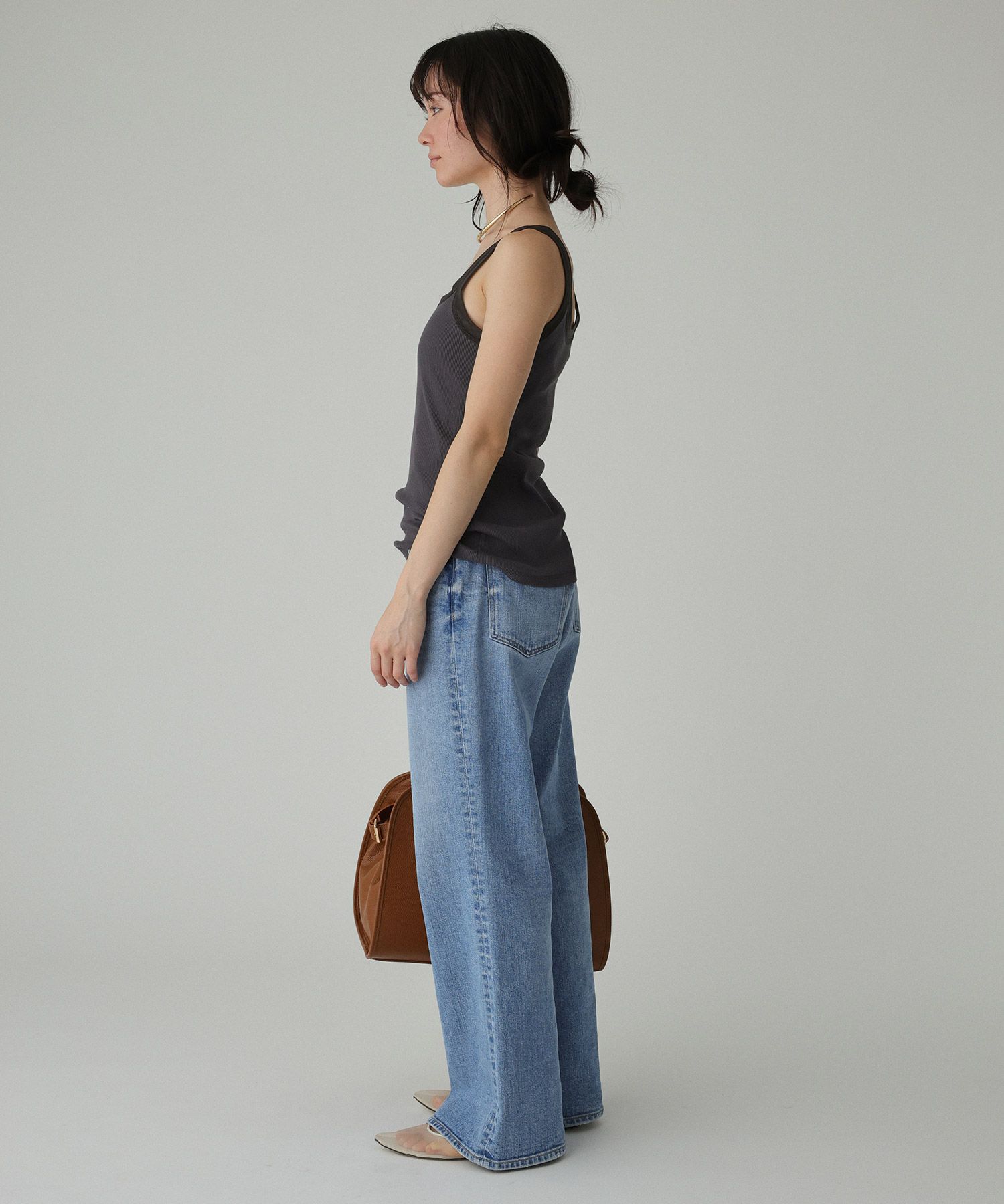 BABYLONE「チュールリブタンクトップ」|タンクトップ|