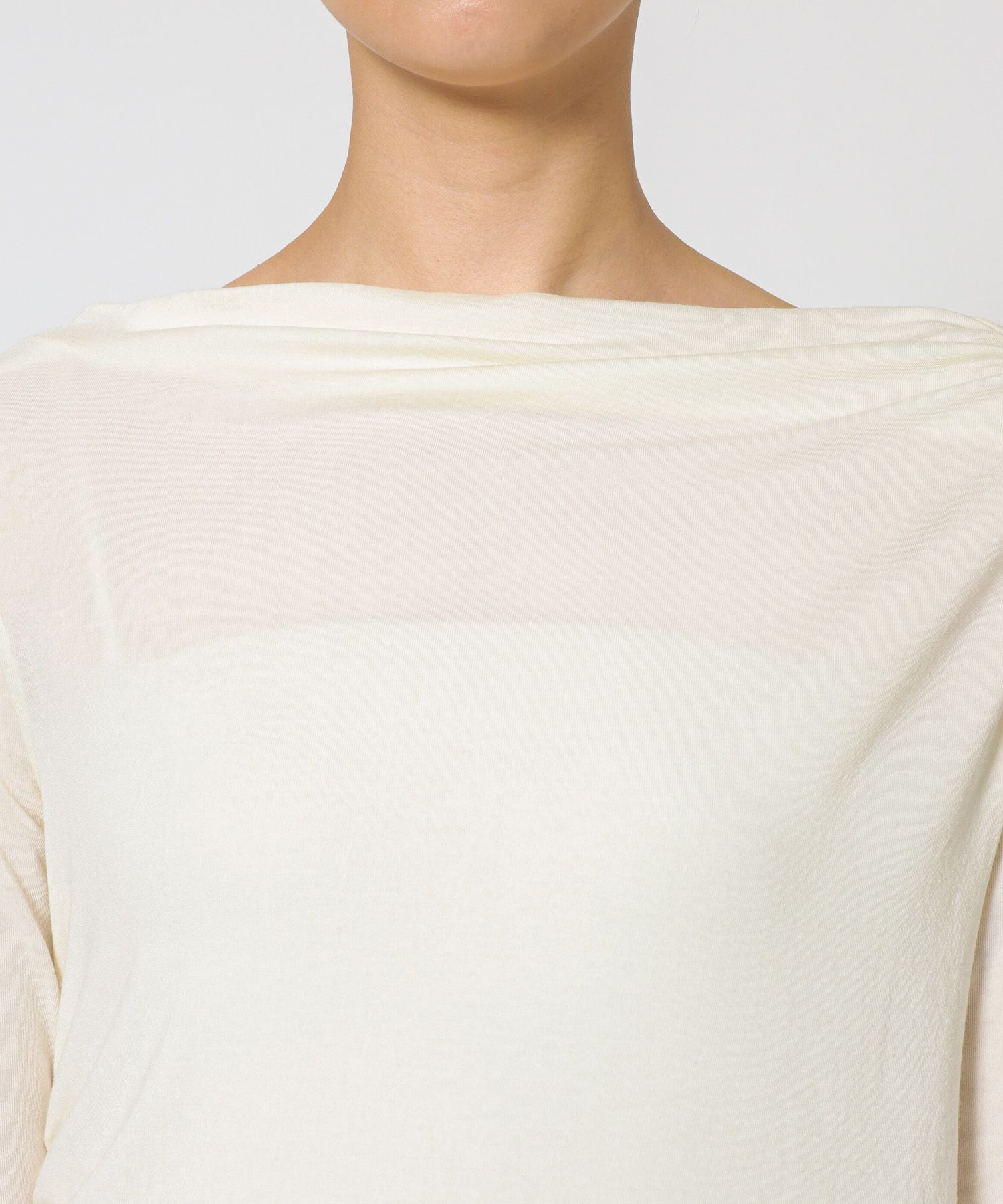 BABYLONE「【手洗い可】ギャザーベアテンカットソー」|Tシャツ・カットソー|