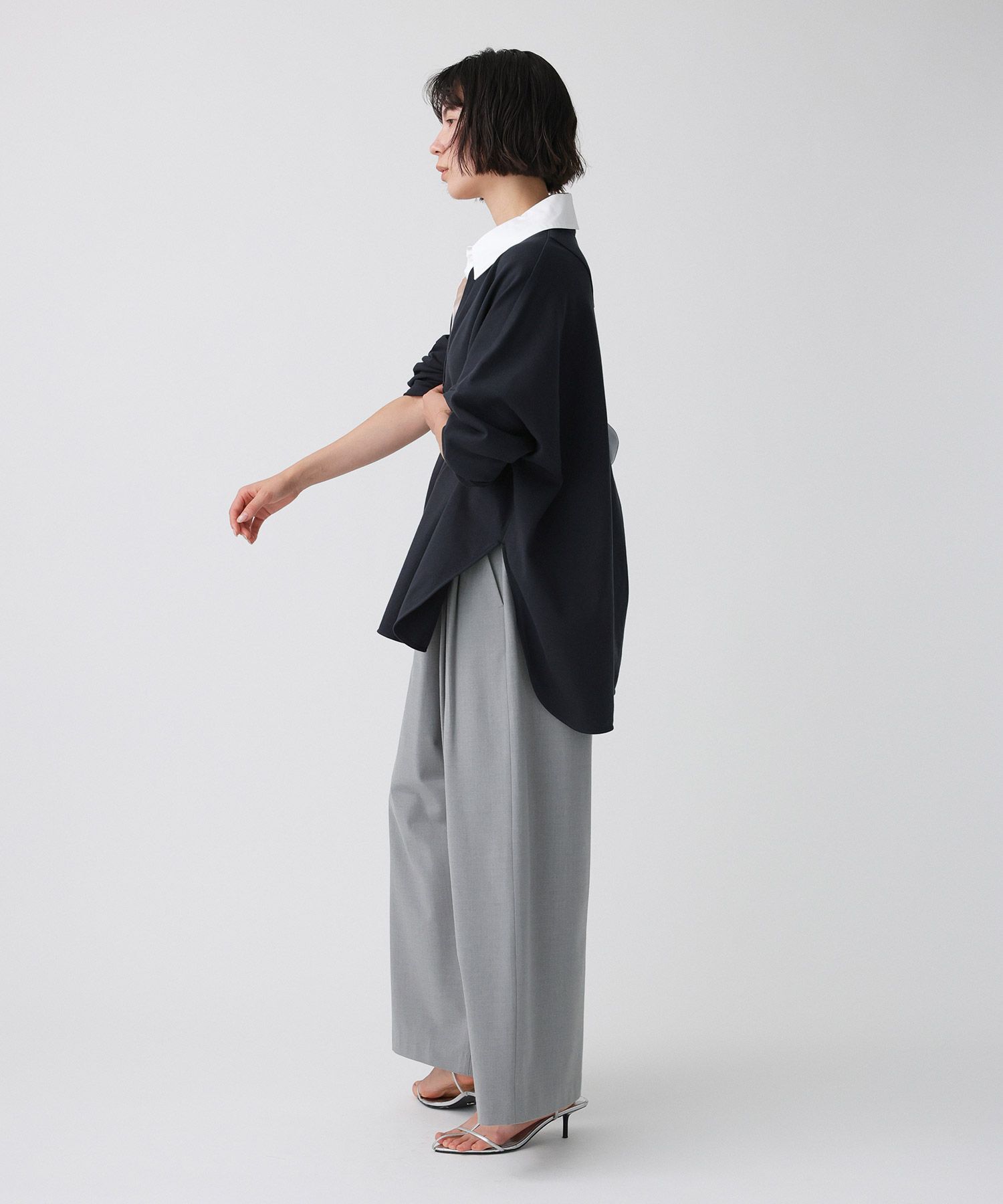 BABYLONE「シャツドッキングカットソー」|Tシャツ・カットソー|