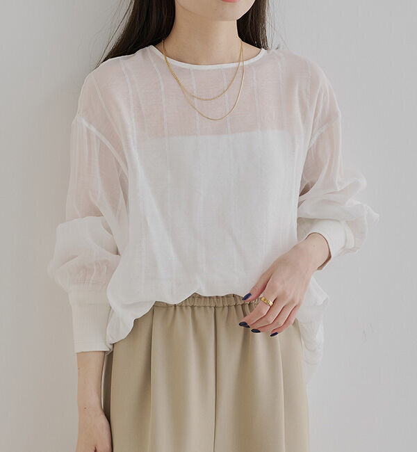  「【新色登場】レイヤードプルオーバーブラウス」|プルオーバー|