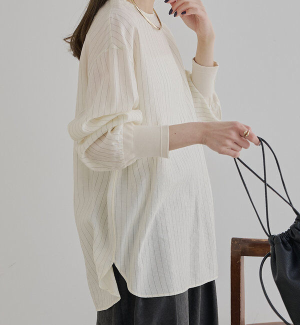  「【新色登場】レイヤードプルオーバーブラウス」|プルオーバー|