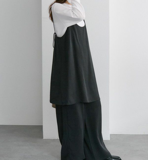  「【着回し力◎/セットアイテム】ソフトツイルキャミチュニック+パンツセット」|その他|