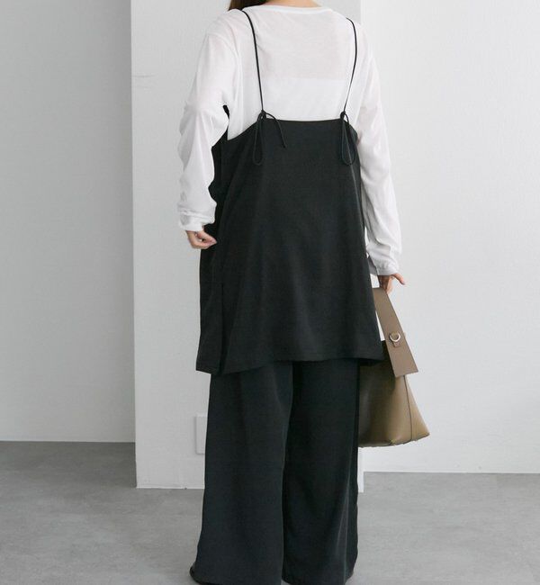  「【着回し力◎/セットアイテム】ソフトツイルキャミチュニック+パンツセット」|その他|