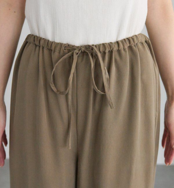  「【着回し力◎/セットアイテム】ソフトツイルキャミチュニック+パンツセット」|その他|