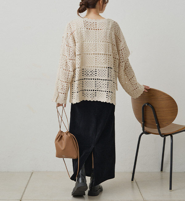  「【サイズ展開/＠yns628＆＠e_r_i_125企画】ストレッチコールスカート」|スカート|