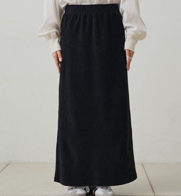  「【サイズ展開/＠yns628＆＠e_r_i_125企画】ストレッチコールスカート」|スカート|