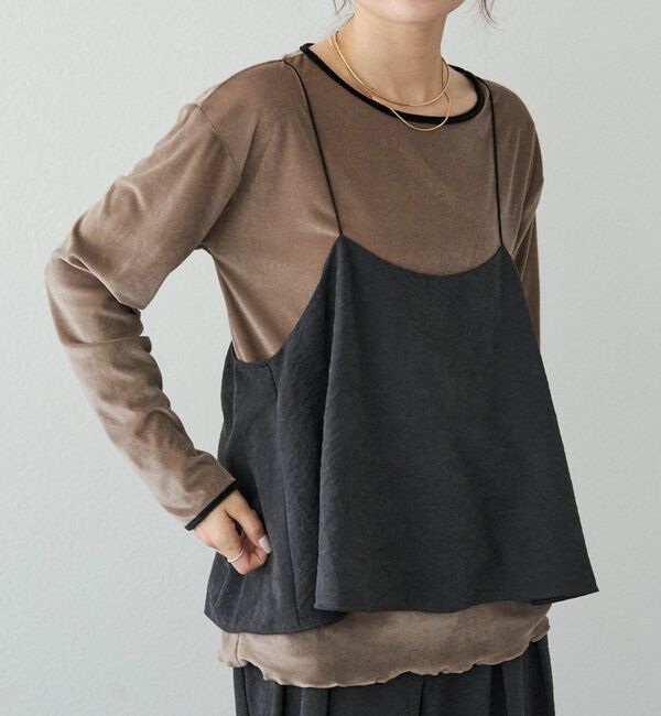  「ベロアリンガーカットソー」|Tシャツ・カットソー|