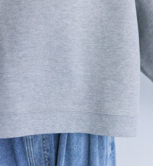  「シンプル裏起毛スウェットショートプルオーバー」|プルオーバー|