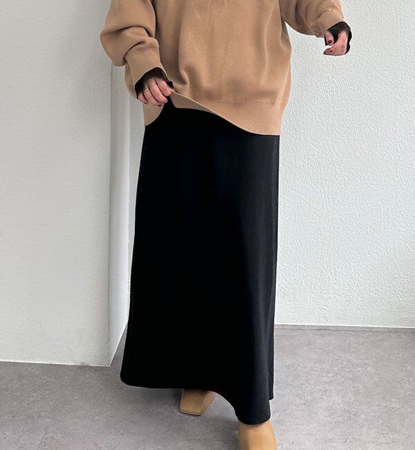  「【インフルエンサーセレクト】ソフトツイルバイヤススカート」|スカート|
