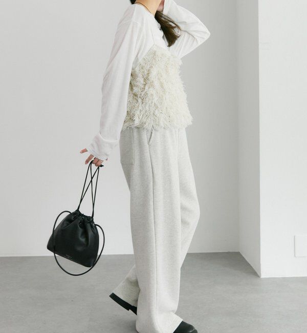  「フリンジジャガードニット細紐ビスチェ」|ニット・セーター|