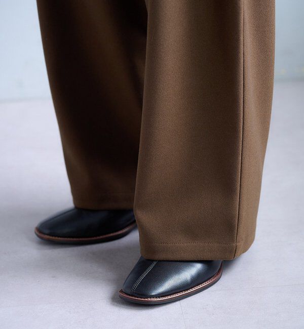  「【2サイズ/インフルエンサー企画】ツータック起毛スラックスパンツ」|その他|