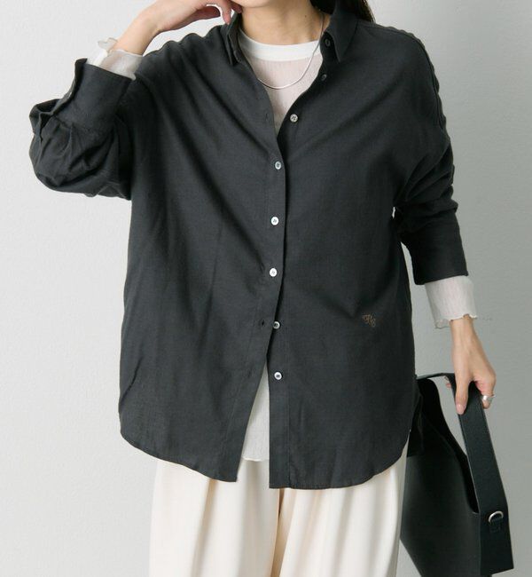  「起毛オーバーシャツブラウス」|シャツ・ブラウス|