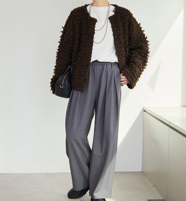  「ループフリンジニットカーディガン」|カーディガン|