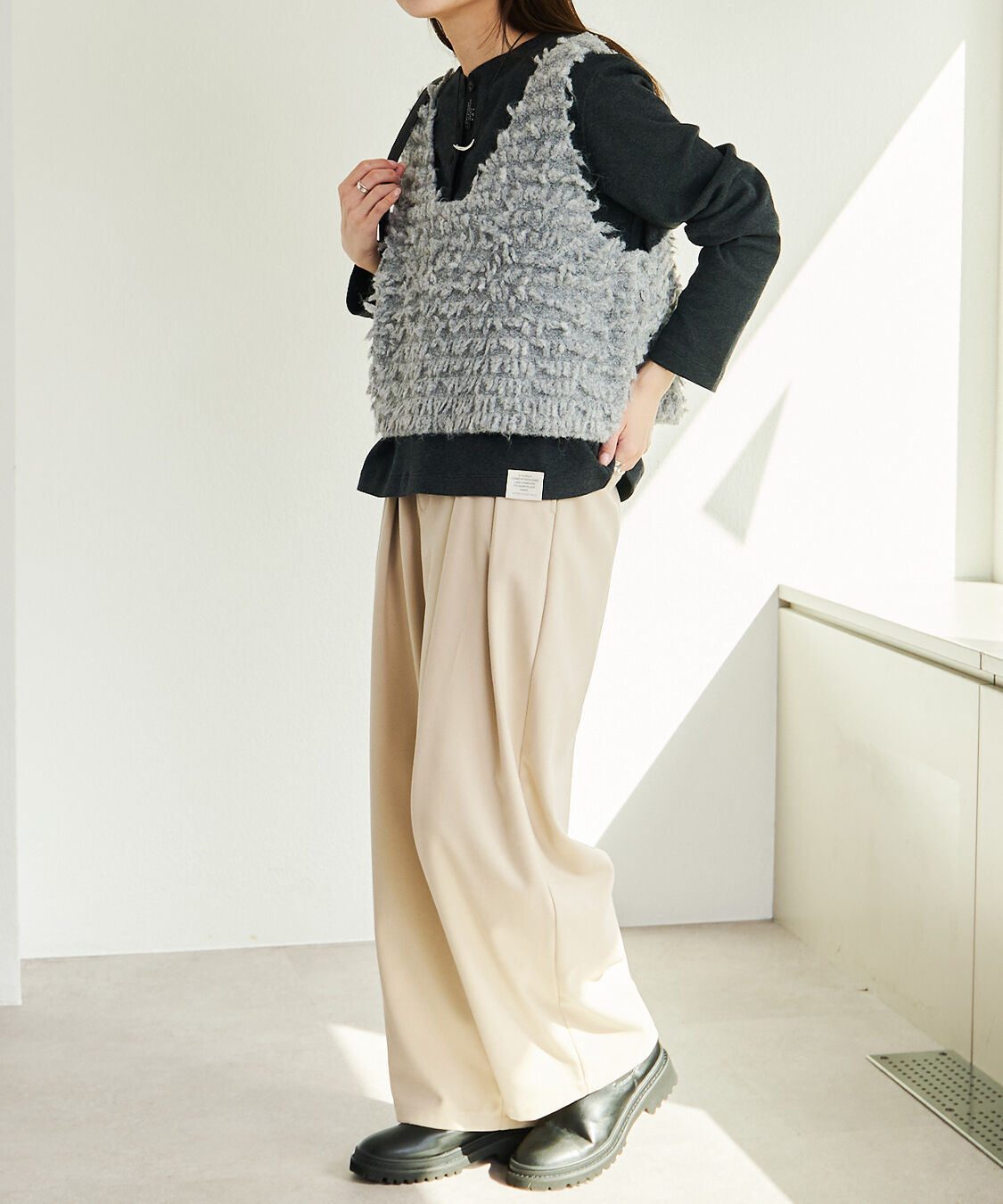  「ループフリンジニットビスチェ」|ニット・セーター|