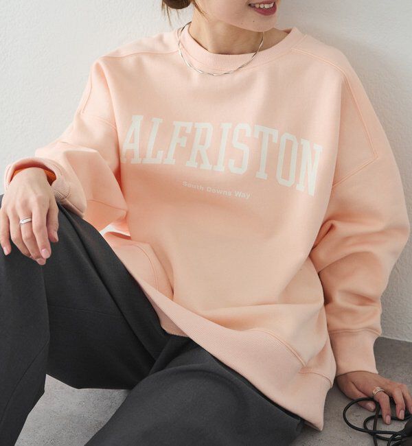  「ロゴプリント裏起毛スウェットプルオーバー」|プルオーバー|