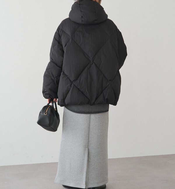  「リサイクルダウンジップアップフードジャケット」|テーラードジャケット|