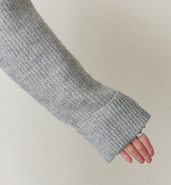  「ネップクルーネックニットプルオーバー」|キャミソール|