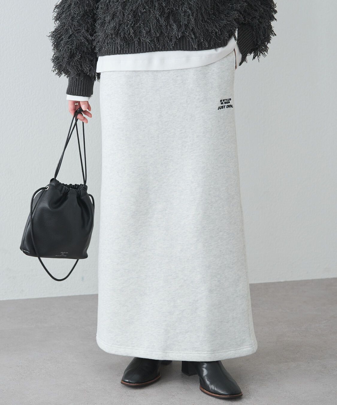  「裏ボアスウェットスカート」|スカート|