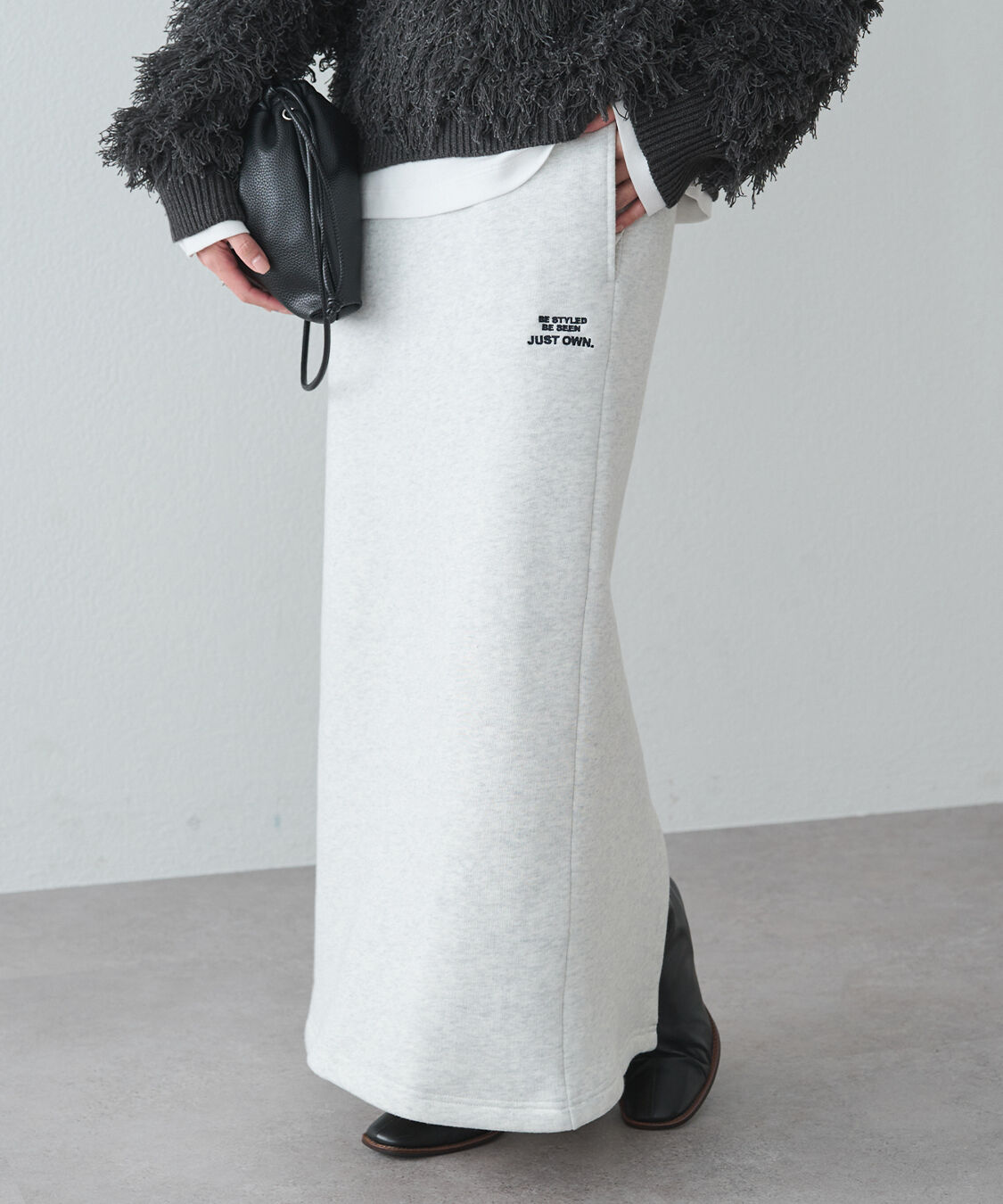  「裏ボアスウェットスカート」|スカート|