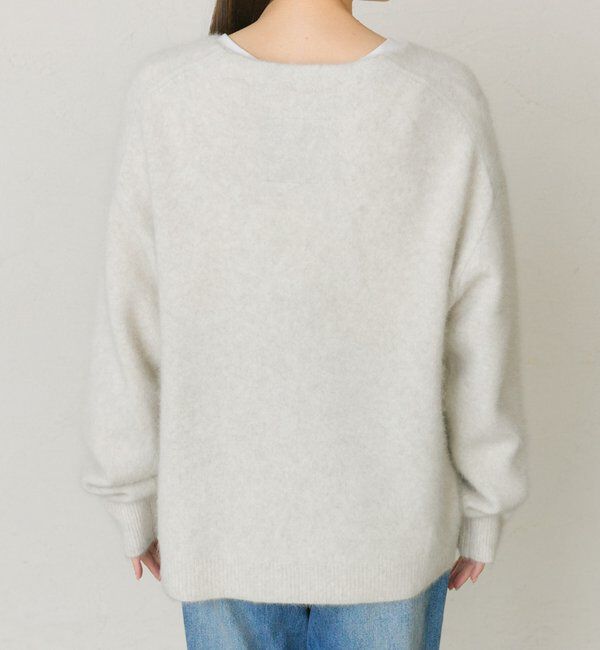  「【25th】FOXウールニットVネックカーディガン」|カーディガン|