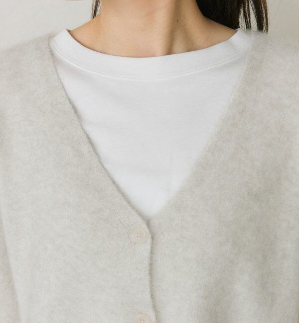  「【25th】FOXウールニットVネックカーディガン」|カーディガン|