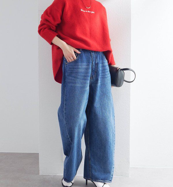  「ロゴ刺繍ニットプルオーバー」|キャミソール|