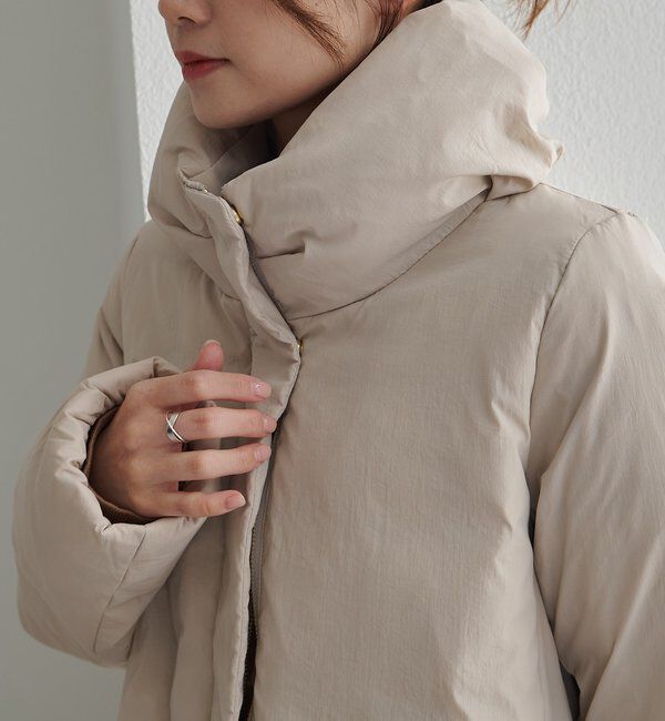  「ボリュームカラーダウンジャケット」|テーラードジャケット|