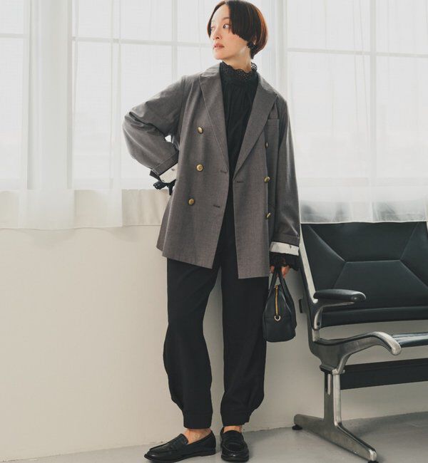  「【セットアップ対応】TRダブルデザインテーラードジャケット」|テーラードジャケット|