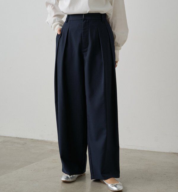  「【SMLサイズ展開/セットアップ対応】TRツータックスラックスパンツ」|その他|