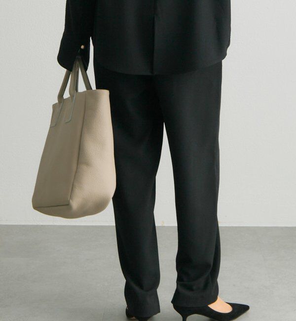  「【Du noir】ストレッチジョーゼットインスリットパンツ」|その他|